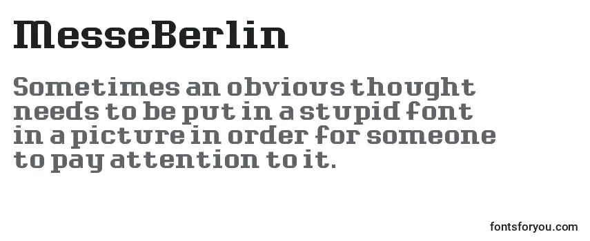 MesseBerlin-fontti