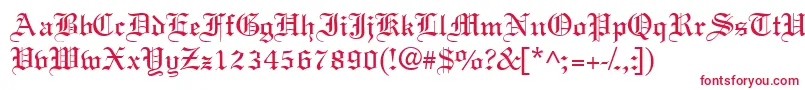 Clerestoryssk Font – Red Fonts