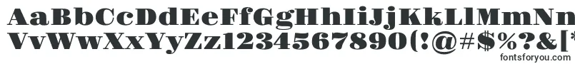 Gravitas-fontti – Alkavat G:lla olevat fontit