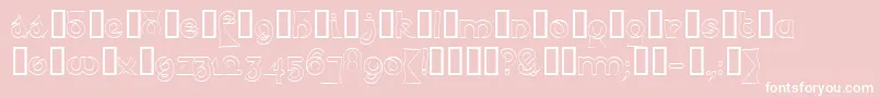 Psyceh Font – White Fonts on Pink Background