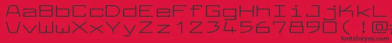LarabiefontxtRegular Font – Black Fonts on Red Background