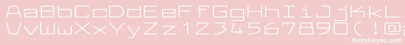 LarabiefontxtRegular Font – White Fonts on Pink Background