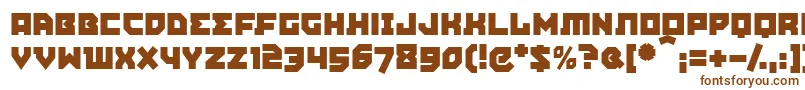 Шрифт Agitpm – коричневые шрифты