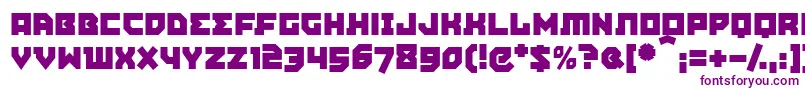 Agitpm Font – Purple Fonts on White Background