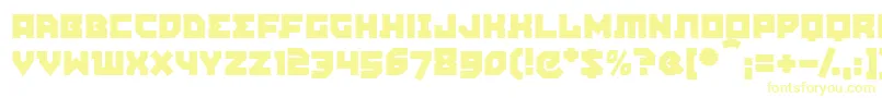 Шрифт Agitpm – жёлтые шрифты