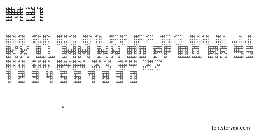 Шрифт M31 – алфавит, цифры, специальные символы