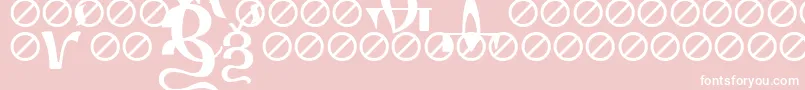IrmologionErok Font – White Fonts on Pink Background