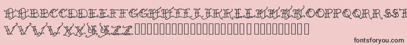 Heldxfast Font – Black Fonts on Pink Background