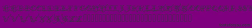 Heldxfast Font – Black Fonts on Purple Background