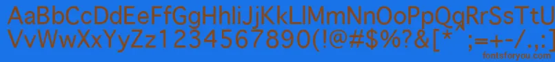 Подробнее о шрифте GenevaPlain.001.001 Шрифт GenevaPlain.001.001 – коричневые шрифты на синем фоне