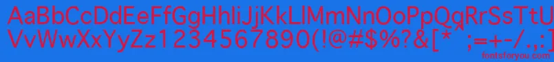 GenevaPlain.001.001フォントについての詳細 フォントGenevaPlain.001.001 – 赤い文字の青い背景