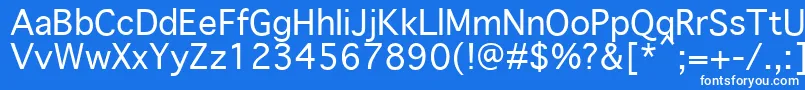 GenevaPlain.001.001フォントについての詳細 フォントGenevaPlain.001.001 – 青い背景に白い文字