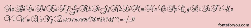 More about BalmoralIcg Font BalmoralIcg Font – Black Fonts on Pink Background