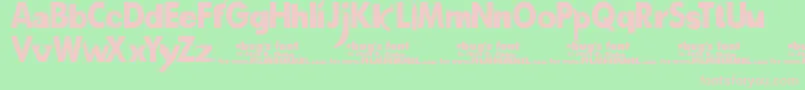 Подробнее о шрифте A Шрифт A – розовые шрифты на зелёном фоне