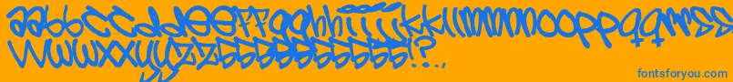 Lisätietoja 5centov-fontista 5centov-fontti – siniset fontit oranssilla taustalla