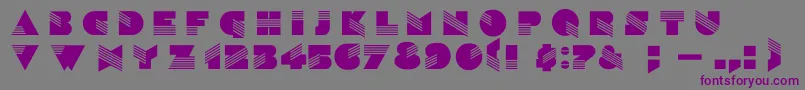 SinaloaDg-Schriftart – Violette Schriften auf grauem Hintergrund