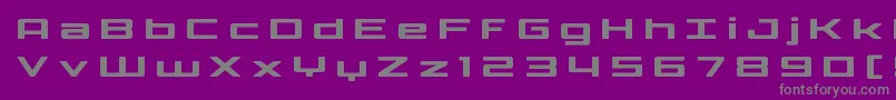 Police Phoenicialowercasetitle – polices grises sur fond violet