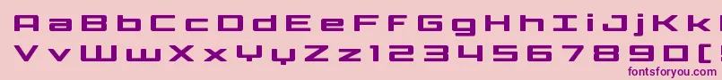 Phoenicialowercasetitle Font – Purple Fonts on Pink Background