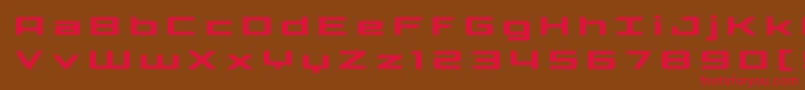 Phoenicialowercasetitle Font – Red Fonts on Brown Background
