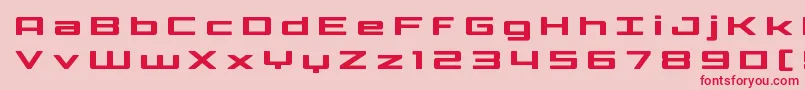 Phoenicialowercasetitle Font – Red Fonts on Pink Background