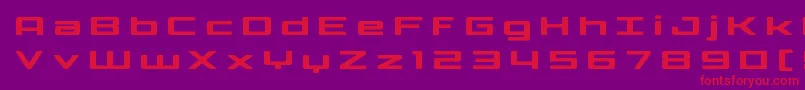 Phoenicialowercasetitle Font – Red Fonts on Purple Background