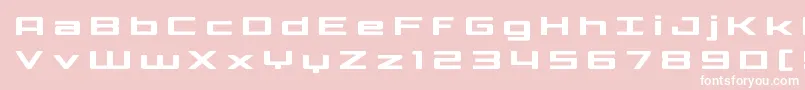 Phoenicialowercasetitle Font – White Fonts on Pink Background