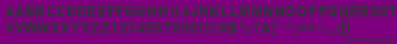 FeelingBabylon Font – Black Fonts on Purple Background