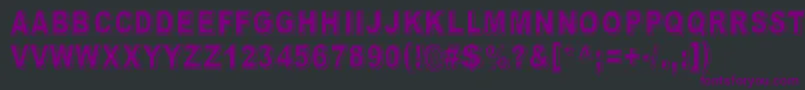 FeelingBabylon Font – Purple Fonts on Black Background