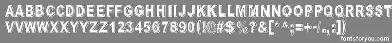 FeelingBabylon Font – White Fonts on Gray Background
