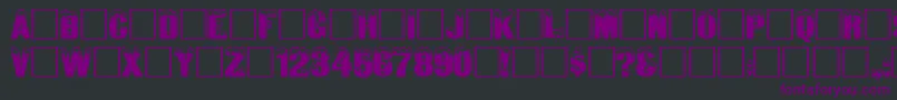 Igl Font – Purple Fonts on Black Background