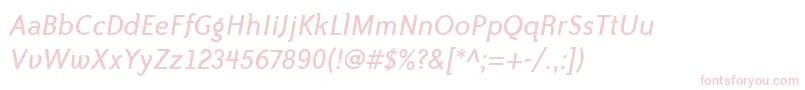 BaileySansItcTtBookitalic Font – Pink Fonts