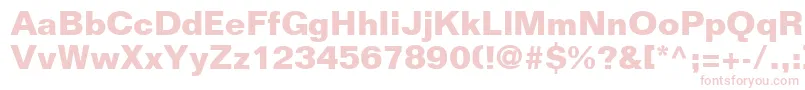 LayoutSsiBold Font – Pink Fonts on White Background