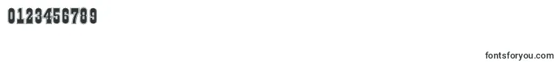 フォントGildiatitulgrRegular – 数字と数値のためのフォント