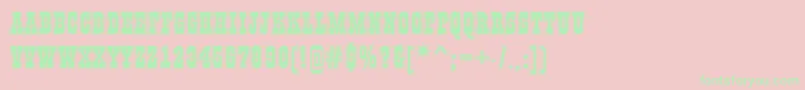 More about GildiatitulgrRegular Font GildiatitulgrRegular Font – Green Fonts on Pink Background