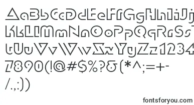 Dublonlightc font – architectural Fonts