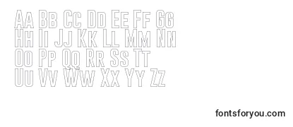 Review of the GoboldHollow Font