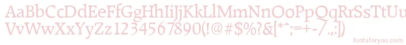 RaleighserialRegular Font – Pink Fonts on White Background