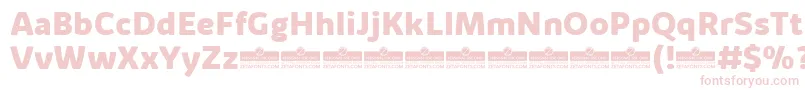 KabrioAlternateExtraboldTrial Font – Pink Fonts on White Background