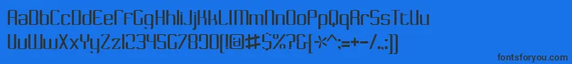 Шрифт CafeNoirГ©Bv – чёрные шрифты на синем фоне