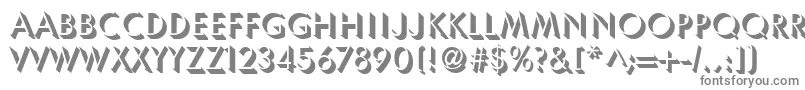 Шрифт UsambaraRegular – серые шрифты