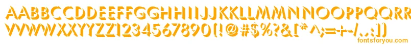 Шрифт UsambaraRegular – оранжевые шрифты
