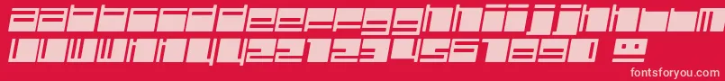 fuente Polydisi – Fuentes Rosadas Sobre Fondo Rojo