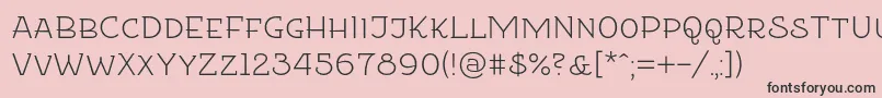 Etharnigsc Font – Black Fonts on Pink Background