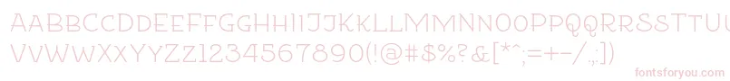 Etharnigsc Font – Pink Fonts on White Background