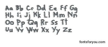 Schriftart Rapanuiletters