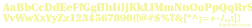 UtopiaBlack Font – Yellow Fonts