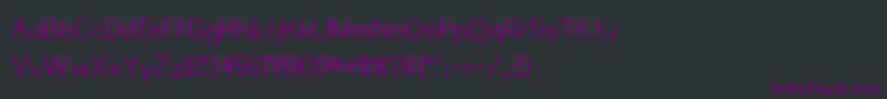KyissMass Font – Purple Fonts on Black Background