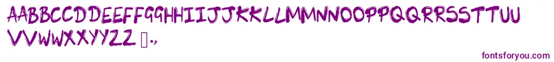 Шрифт SkLunie – фиолетовые шрифты