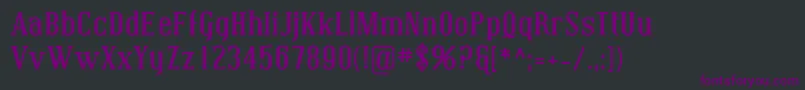 fuente CovingtonBold – Fuentes Moradas Sobre Fondo Negro