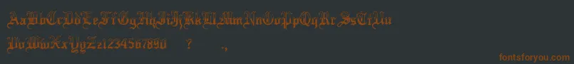 En savoir plus sur la police MinnesotawinterRegular Police MinnesotawinterRegular – polices brunes sur fond noir